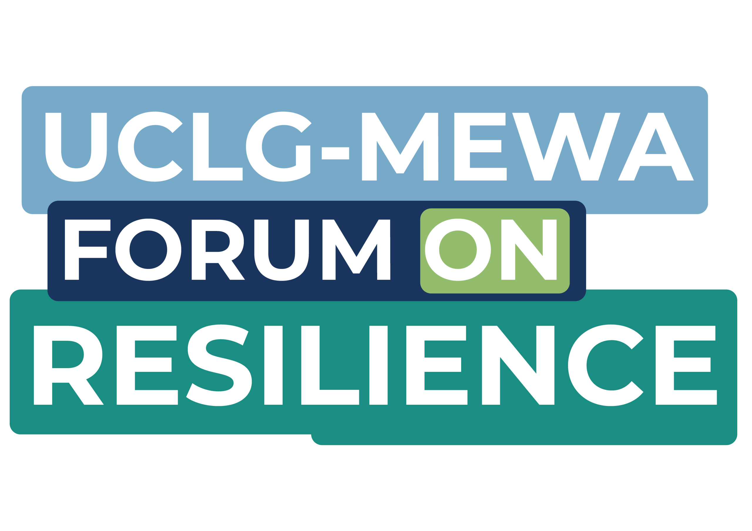 2nd UCLG-MEWA Forum on Resilience Logo